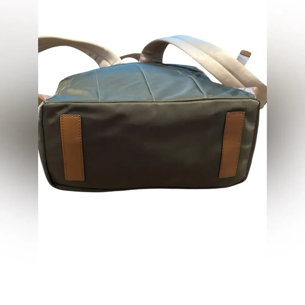 Michael Kors Olive Nylon Backpack - Picture 8 of 16